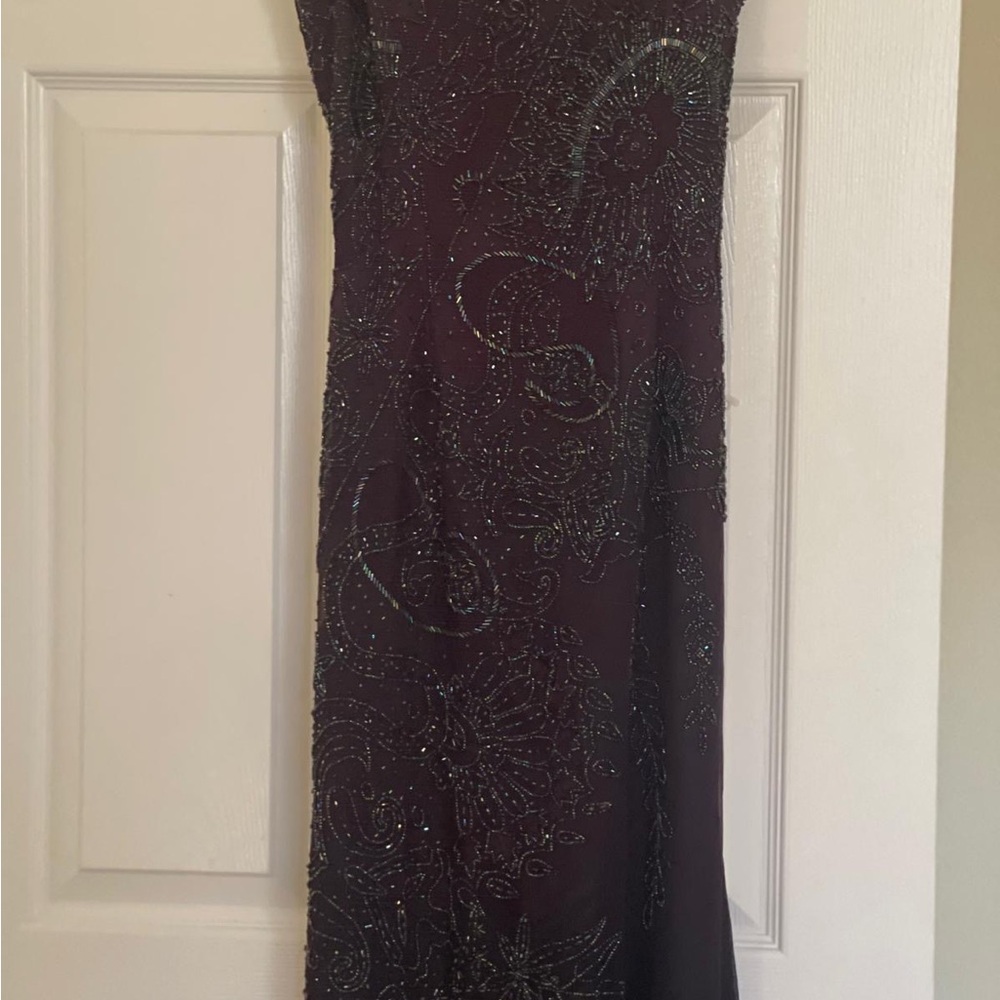 Abella One Shoulder Dress in Deep Purple